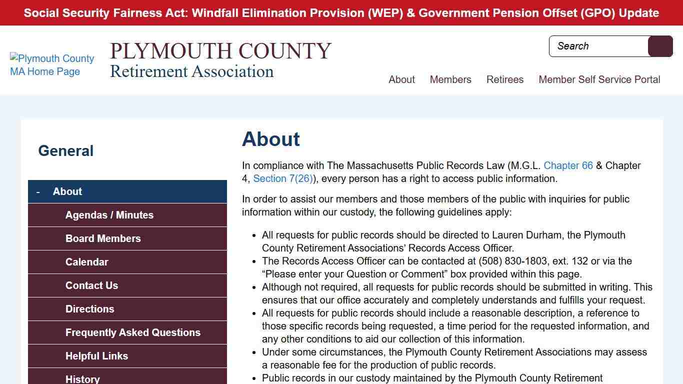 About Plymouth County, MA